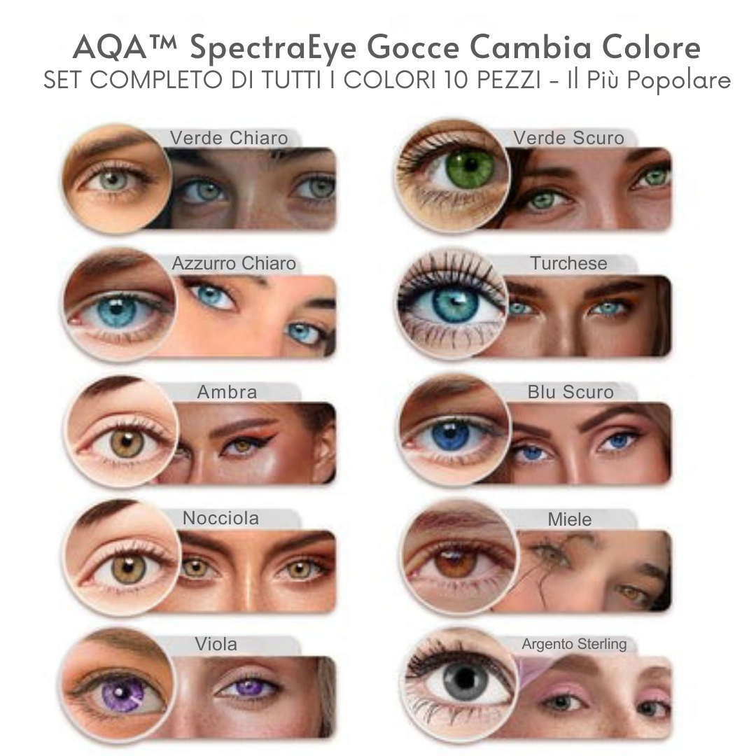 AQA™ SpectraEye - Gouttes pour changer la couleur des yeux