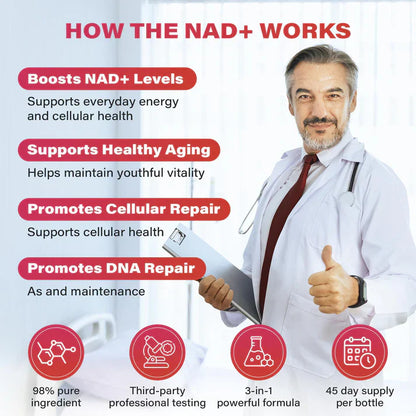 ZOOONE NR1000™ | Elite NAD+ Cellular Energy Drink – Berry Fusion | Longevity, Focus & Radiant Glow