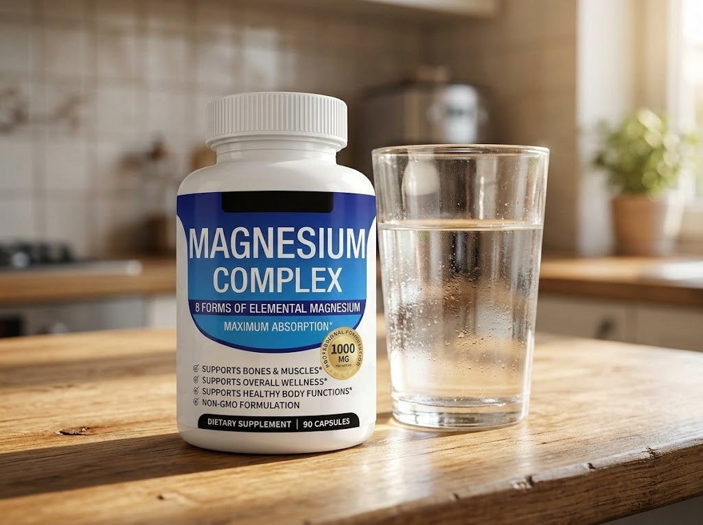 Magnesium Complex | 8 Essential Magnesium Supplements in Capsules