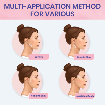 InvisiLift | Invisible Adhesive Tape for Facial Lifting
