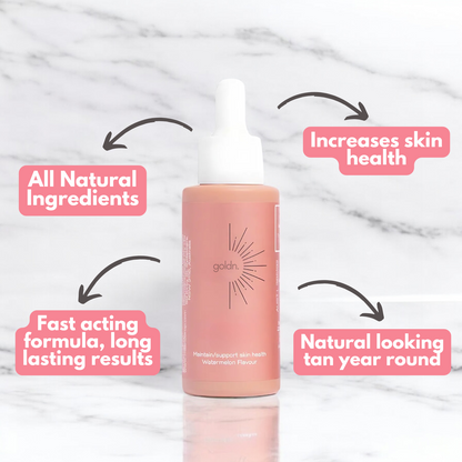 Goldn™ Sunless Tanning Drops | Internal Melanin Support & Antioxidant Glow Booster