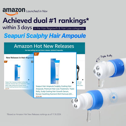 Scalpy™ Scalp Revitalizing Ampoules | Cooling Relief & Hair Density Support (Salicylic Acid & Menthol)