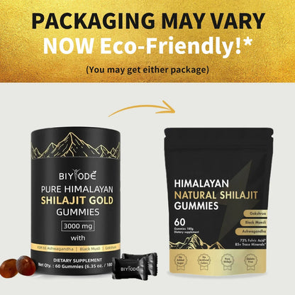Premium Shilajit Gummies – 84+ Trace Minerals & Fulvic Acid | Natural Energy & Vitality Boost (60 Gummies)