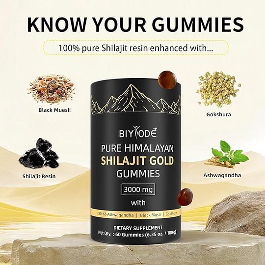Gummies de Shilajit | Gummies de Shilajit Pures de l’Himalaya
